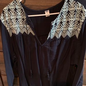 Old Navy linen top; size XXL